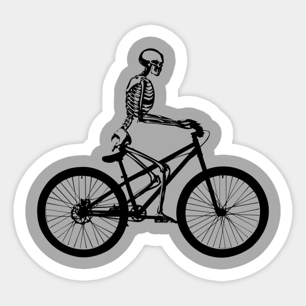 Bike 4 Death Sticker by mattographer